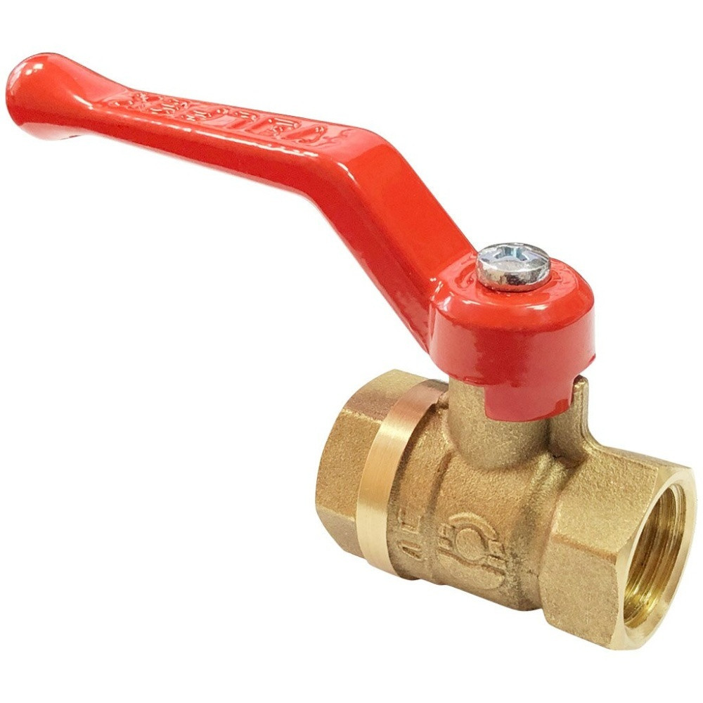 Кран шаровой латунь 11Б27фт1М Ду32 Ру40 ВР рычаг VALFEX VF.214.LR1.114.N/P59, DN 32