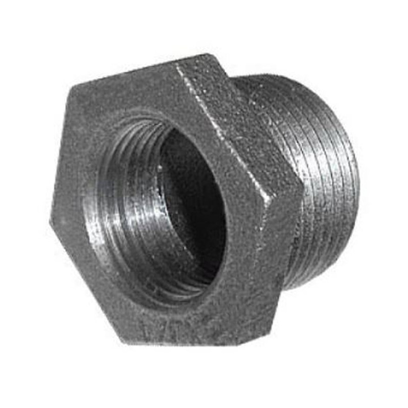 Футорка чугун Ду 20х15 (3/4"х1/2") НР/ВР, DN 20, 3/4 дюйма